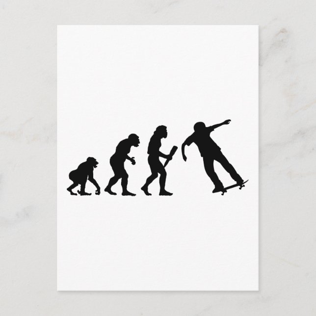 Skateboarding Vykort (Framsida)