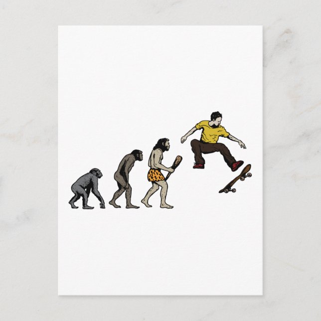 Skateboarding Vykort (Framsida)