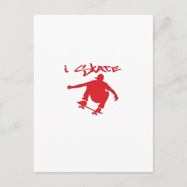 Skateboarding Vykort (Framsida)