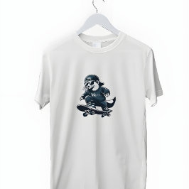 Skateboarding Weasel T Shirt