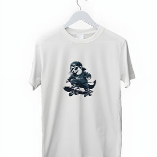 Skateboarding Weasel T Shirt