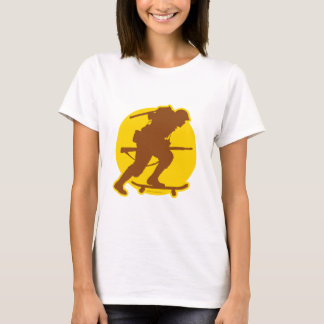 Skateboarding WWII T Shirt