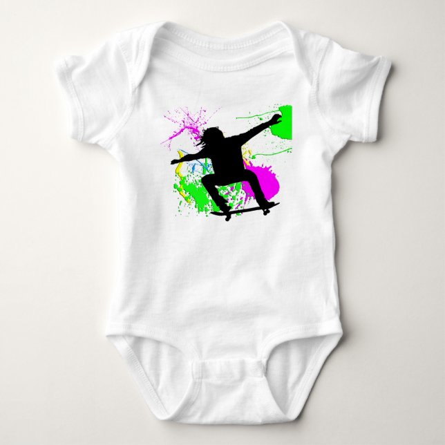 Skateboarding ytterlighet tee shirt (Framsida)