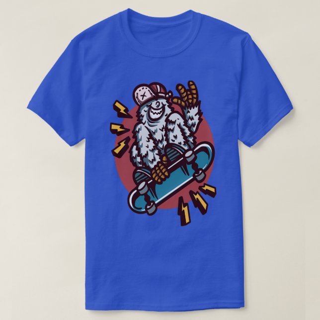 skateboarding zeti t shirt (Design framsida)