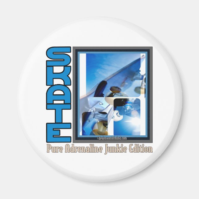 Skateboardingbeast Magnet (Framsidan)