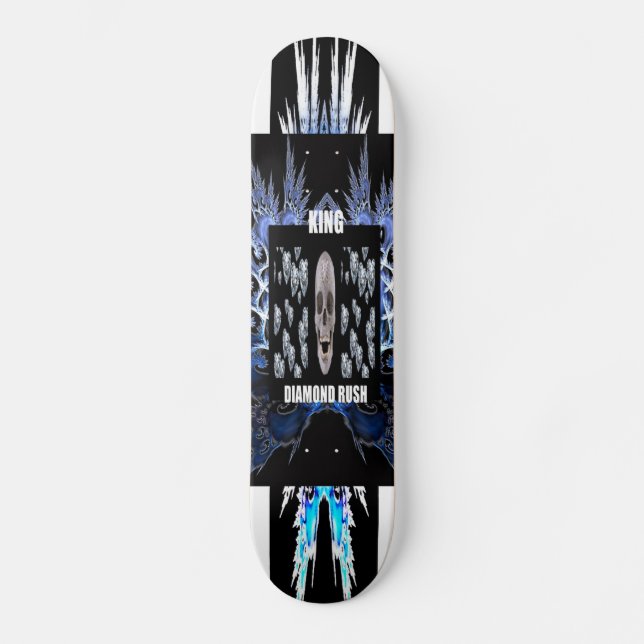 SKATEBOARDKUNGDIAMANTEN RUSAR MINI SKATEBOARD BRÄDA 18,7 CM (Framsida)