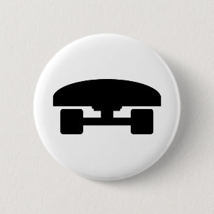 Skateboardlogotypsymbol Knapp