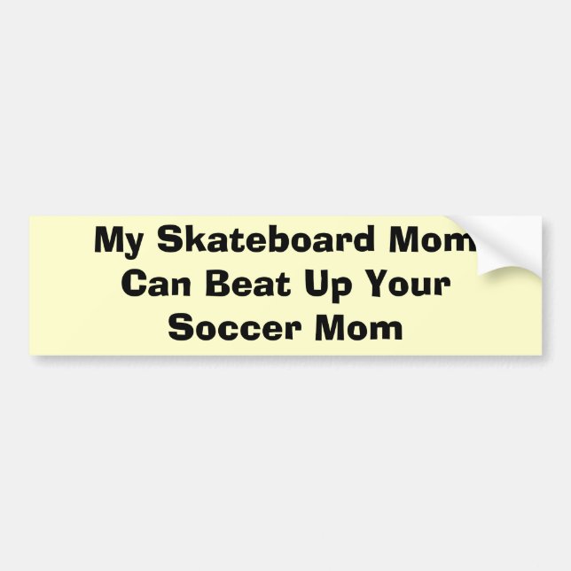 Skateboardmammorbildekal Bildekal (Framsidan)