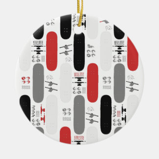 Skateboardnoja (GRB) Julgransprydnad Keramik