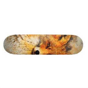 Skateboardräv#fox Mini Skateboard Bräda 18,5 Cm