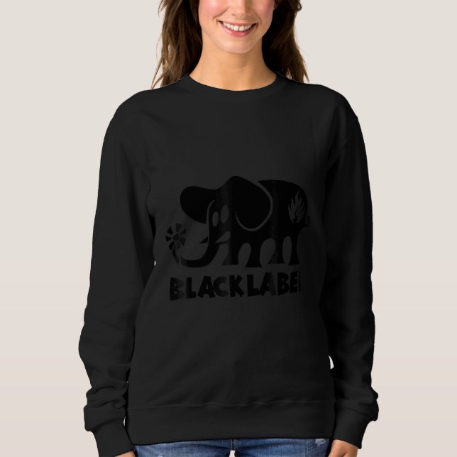 Skateboards Blacks Labels Elephant T Shirt (Framsida)