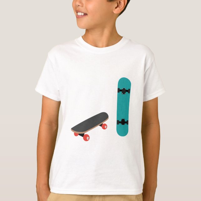 Skateboards T Shirt (Framsida)