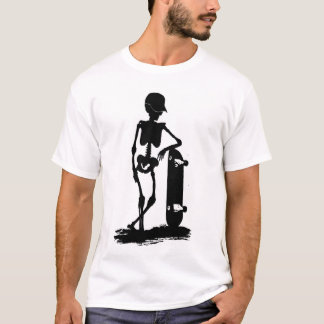 Skateboardskelett T-shirt