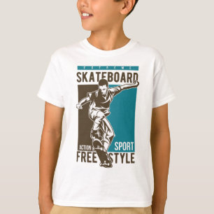 Skateboardskjortor och jacka t shirt