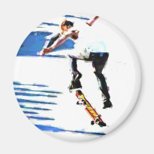 Skateboardtrick Magnet