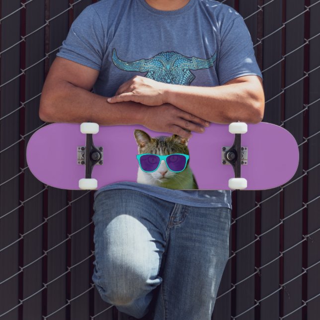 SKATEBOARERNA FÖR KATTMJÖLKSUNGLASSER MINI SKATEBOARD BRÄDA 18,5 CM (Utomhus 3)