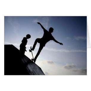 Skateboarers Hälsningskort