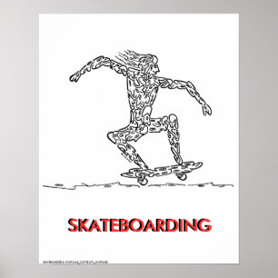 SKATEBOARING POSTER