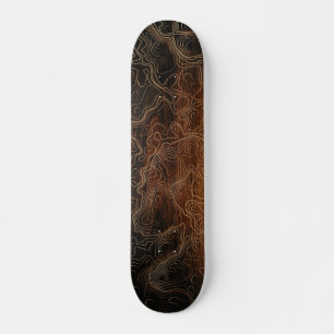 Skateboarljus topografi av montagne bois mini skateboard bräda 18,5 cm