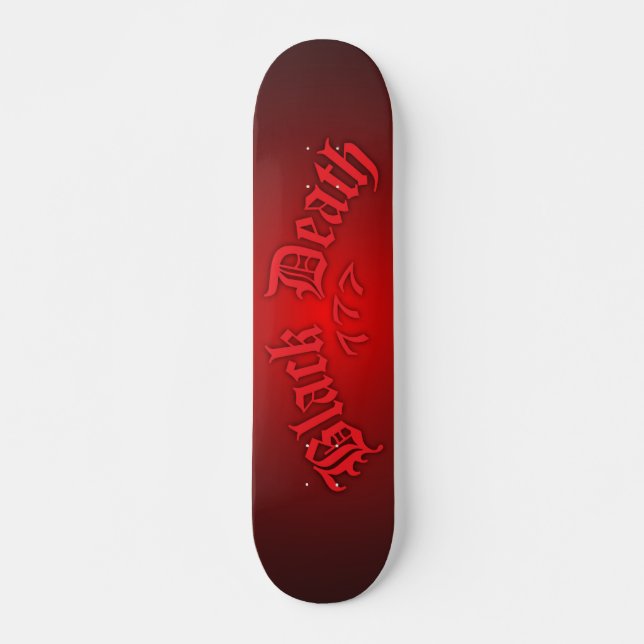 Skatebocktyp: 7 3/8 skateboard bräda 19,5 cm (Framsida)