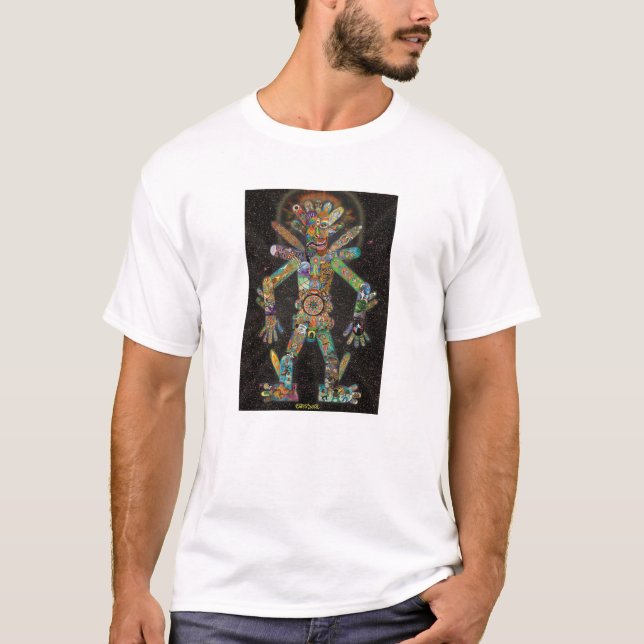 Skatebotron den jätte- roboten tee (Framsida)