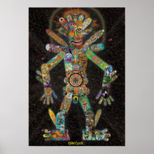 Skatebotron Giant Robot Poster