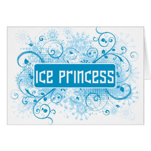 SkateChick Princess Hälsningskort
