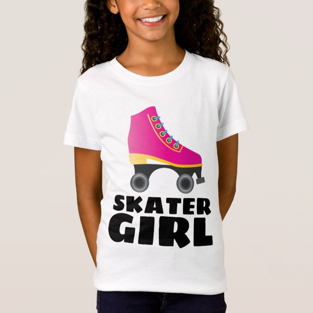 SKATEFlicka BARN T-SHIRTAR T Shirt (Framsida)