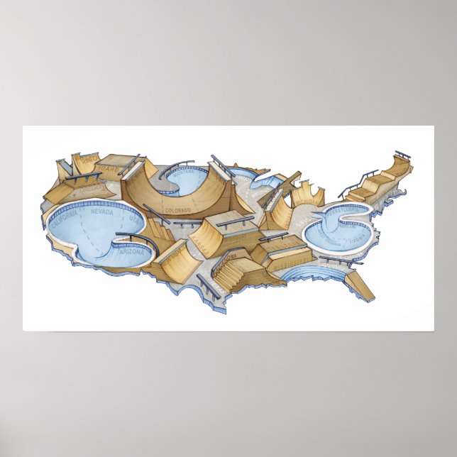 SkatePark USA Poster (Framsidan)