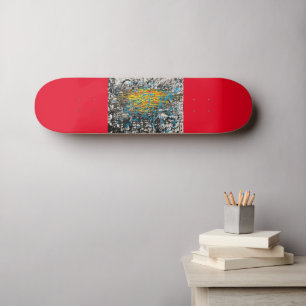 Skater Art ombord Mini Skateboard Bräda 18,5 Cm