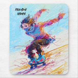 skater av animerad abstrakt musmatta