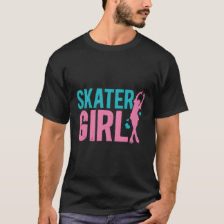 Skater av isSkater Figur med skal som behandlas T Shirt