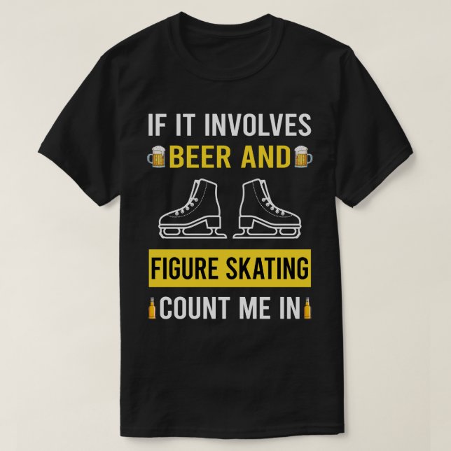Skater av skal av öl och Figur T Shirt (Design framsida)