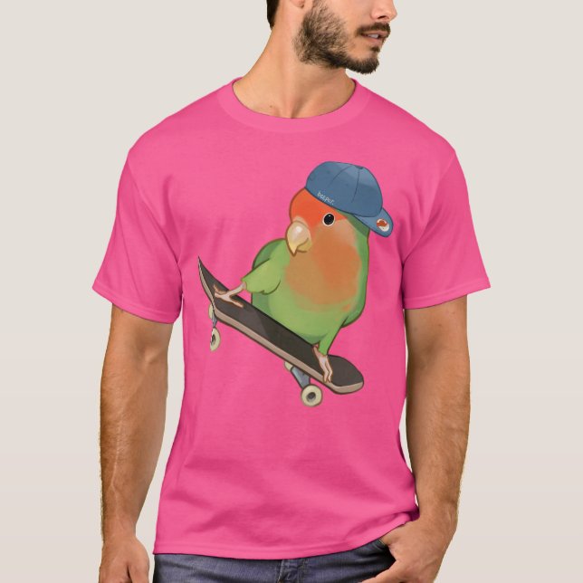 Skater Birb T Shirt (Framsida)