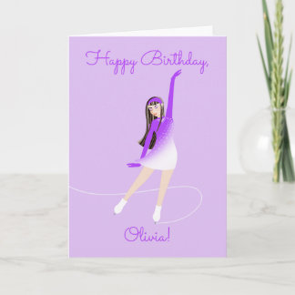 Skater Birthday Card Kort