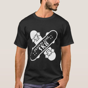 Skater Borta skal för Skater av skateboarder eller T Shirt