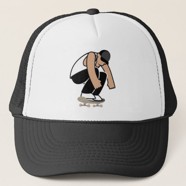 Skater Boy Hat Truckerkeps (Framsida)