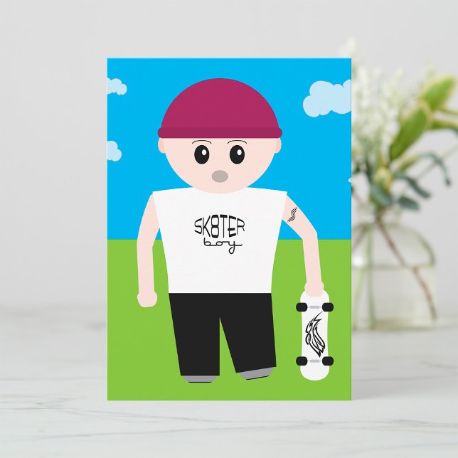 Skater Boy Inbjudningar (Skapare uppladdad)