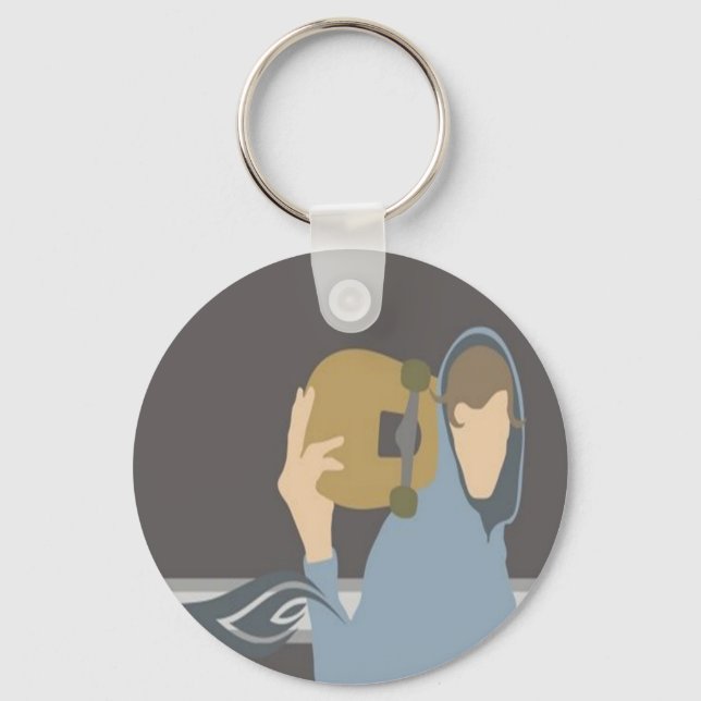 Skater Boy Keychain Nyckelring (Framsida)