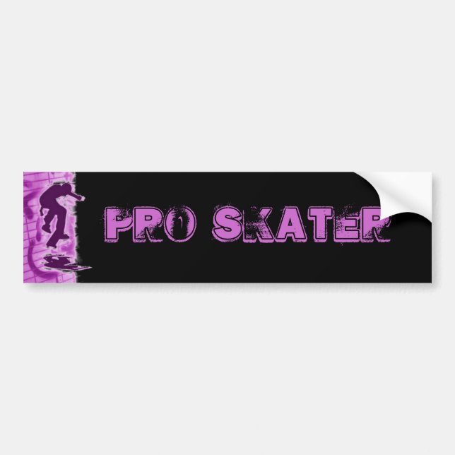 Skater Bumper-etikett Bildekal (Framsidan)