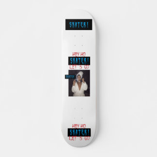Skater! Company Shape Sexy Black Girl Smoke Mini Skateboard Bräda 18,5 Cm