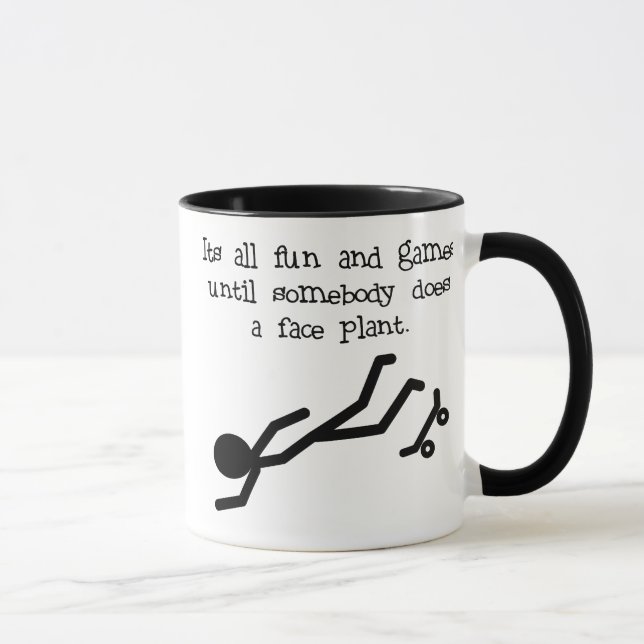 Skater Faceplant Mugg (Höger)