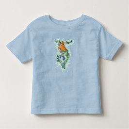Skater för färgad, praktisk illustration t shirt