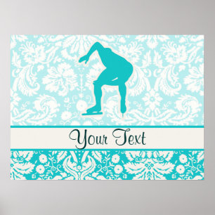 Skater för takhastighet poster