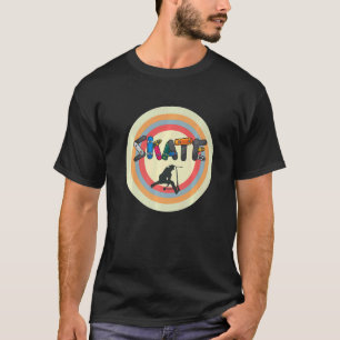 Skater för vintage för fotbojor och Skater T Shirt
