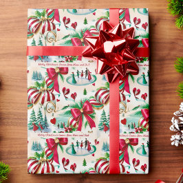 skater för vintage och anpassningsbar för rosett b presentpapper