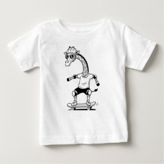 Skater Giraffe T Shirt