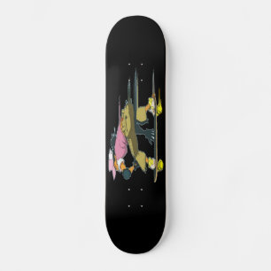 Skater Girl in Rörelse Skateboard Bräda 19,5 Cm