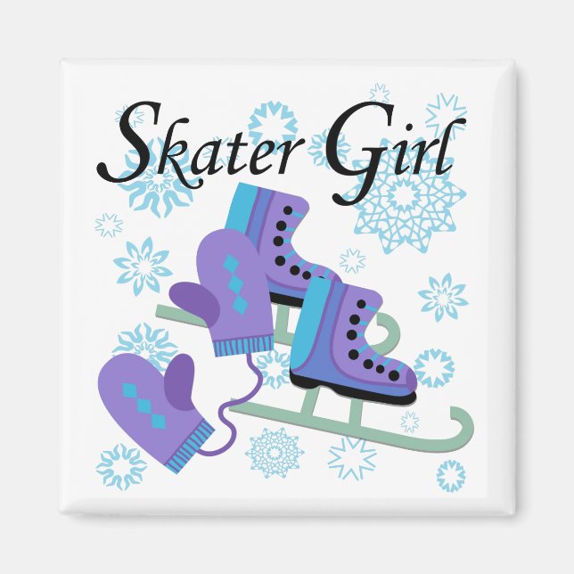 Skater Girl Magnet (Framsidan)