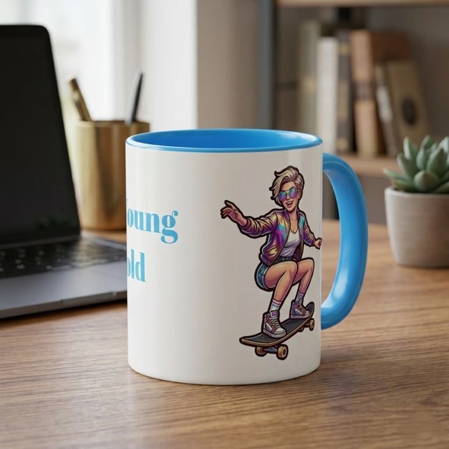 Skater Girl Mugg: Forever Young Sara Mugg (Skapare uppladdad)